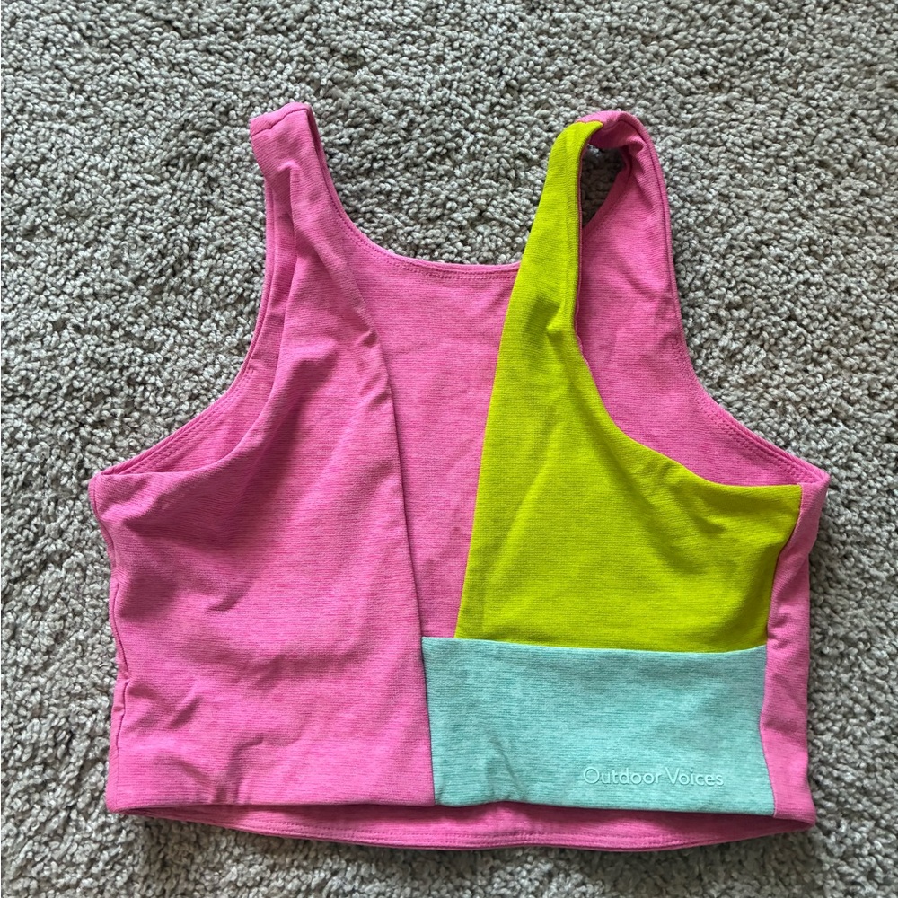 Outdoor Voices Women's Tank Top - Pink, Lime, Mint